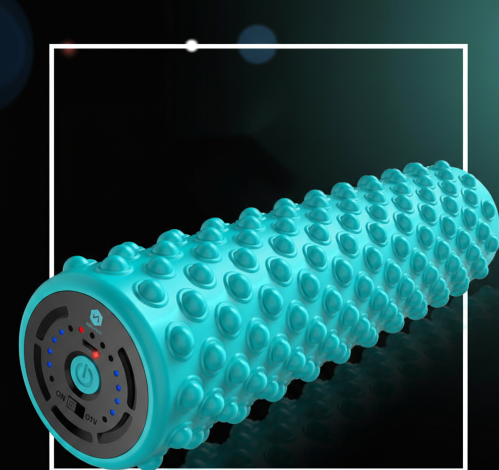 Portable Electric Foam Roller Muscle Relaxation Fitness Yoga Massage Column