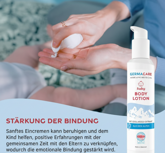 Cermacare Baby Body Lotion Gentle Organic Edelweiss Moisturizing Baby Skin Care