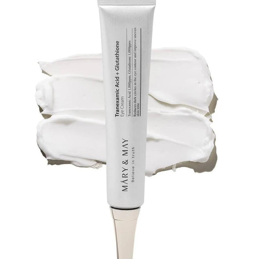MARY & MAY -Tranexamic Acid +Glutathione Brightening Eye Cream For Dark Circles