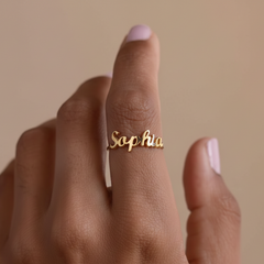 New Custom Name Ring