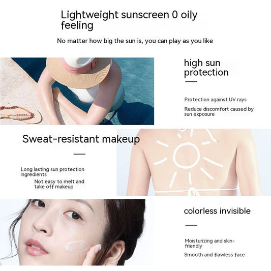 Little Golden Bottle Sunscreen Face UV Protection + Primer Concealer For Women