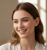 Custom Stud Earring Arabic