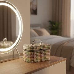 Pixel Pattern Makeup Case Ⓢ