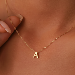 Custom English Initial Necklace