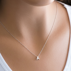 Custom English Initial Necklace