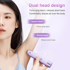Double Head Electric Shaver Wet and Dry Rechargeable Razor