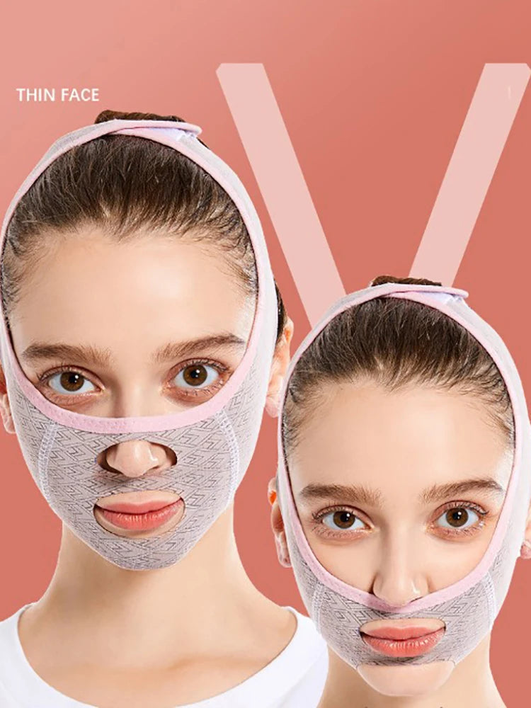 V-Face Lifting Bandage Face Slimming Mask Double Chin Shaping Strap