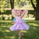 Kids Rainbow Fairy Wings Costume