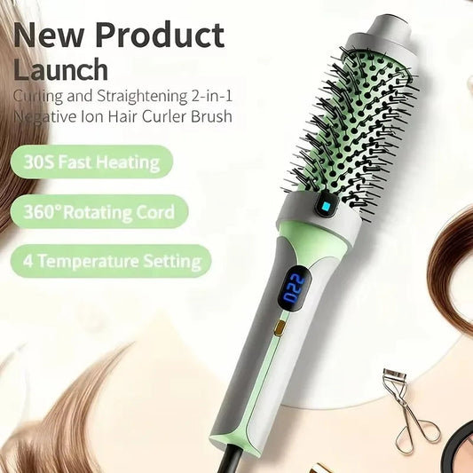 Multi-Functional Hair Curler Professional MCH Heating Ionic Styling Tool Rotating Cord