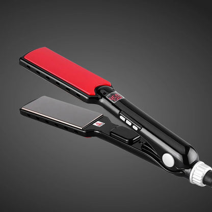 Hair Straightener + Tourmaline Ceramic Mini Flat Iron Frizz Control Styling Tool