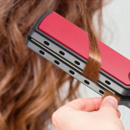 Hair Straightener + Tourmaline Ceramic Mini Flat Iron Frizz Control Styling Tool