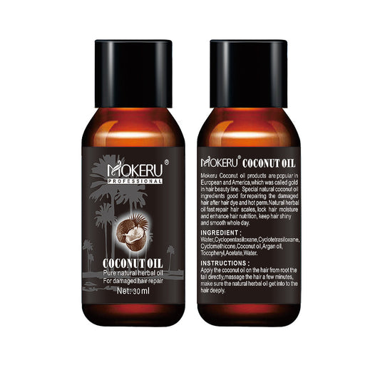 Coconut Oil Hair Repair Serum+ Frizz Control Damage Care Split Ends Treatment