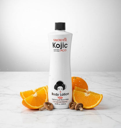 Smooth Kojic Acid Body Lotion+ Skin Brightening Hydrating Moisturizing Care