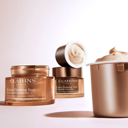 Clarins Extra-Firming Partners Anti Aging Day Night Cream Travel Set