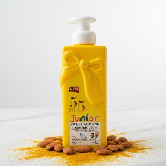 Medix 5.5 Junior Sweet Almond+ Turmeric Glow Moisturizing Body Lotion