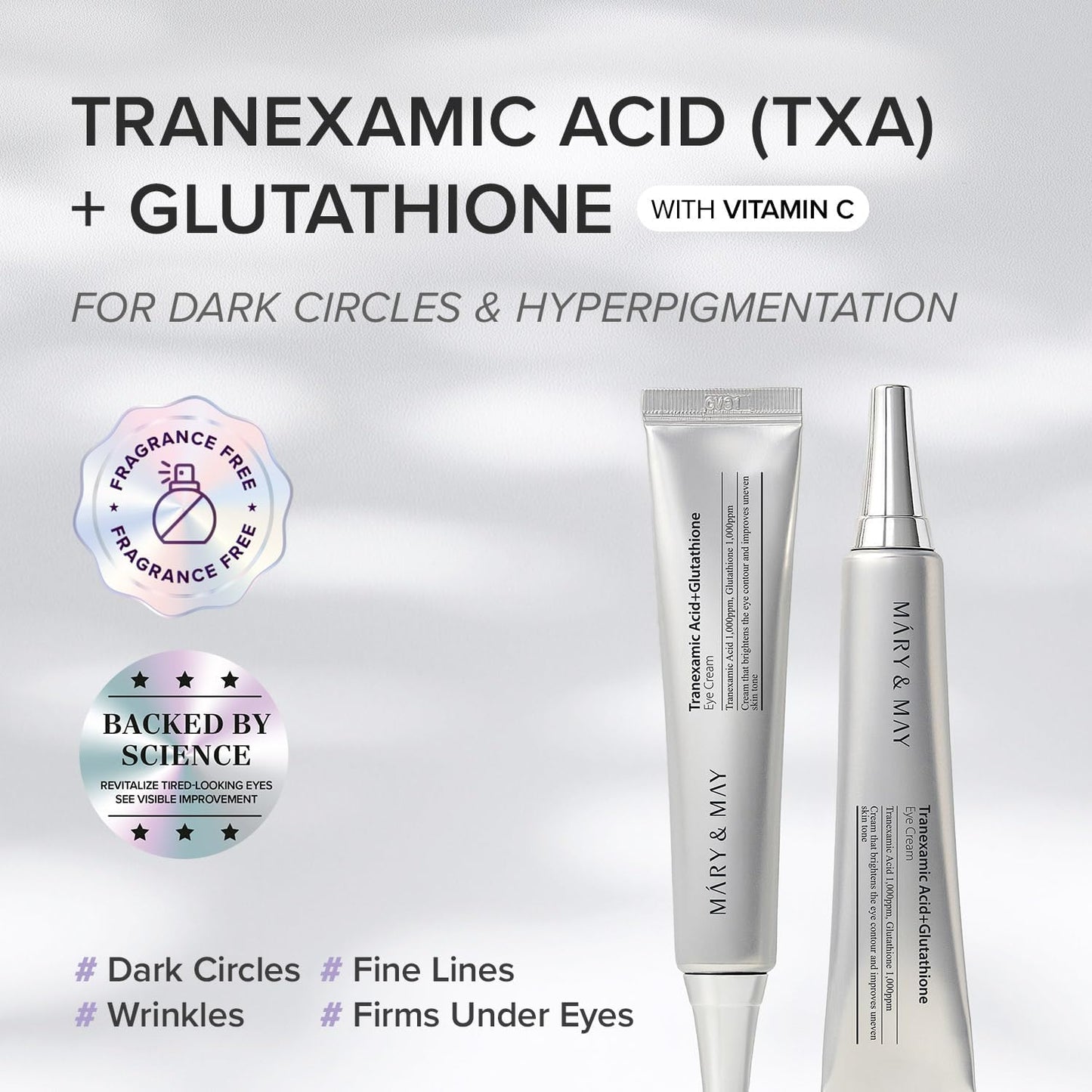MARY & MAY Glutathione Brightening Eye Cream Special Value Care Set