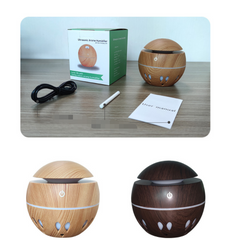 USB Aroma Essential Oil Ultrasonic Cold Steam Diffuser Air Humidifier Purifier 7 Color Change LED Night Light for Home Office