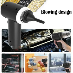 Wireless Car Vacuum Cleaner USB Charging, Portable Cleaning Appliance, Mini Wet and Dry Vacuum Cleaner