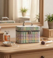 Pixel Pattern Makeup Case Ⓢ