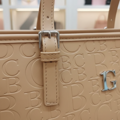 BC Monogram Structured Tote Handbag