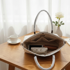 Royal Monogram Tote Handbag