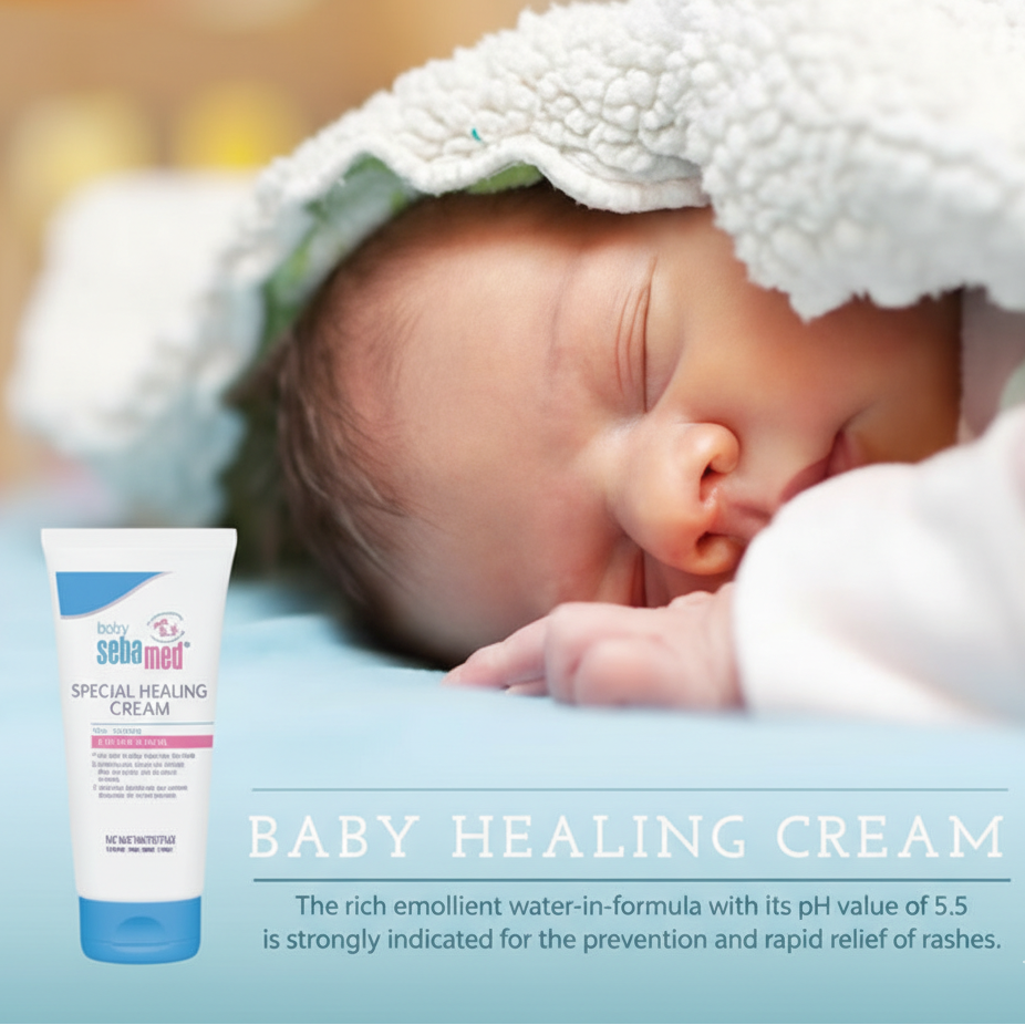 Sebamed Baby Special Healing Cream + Panthenol Diaper Rash Soothing Skin Care