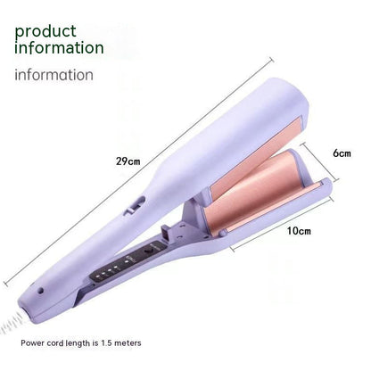 Hair Curling Iron + 32mm Deep Wave Fast Heating Adjustable Hair Styler Wand
