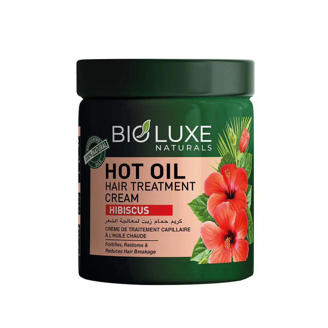 Bio Luxe Naturals Hibiscus Oil Hair Treatment Cream Deep Nourishing Repair Mask