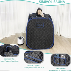 Portable Steam Sauna Tent Spa ©
