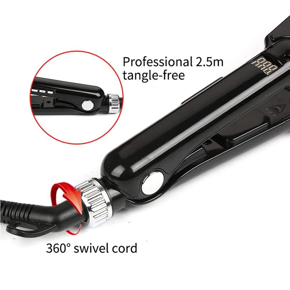 Hair Straightener + Tourmaline Ceramic Mini Flat Iron Frizz Control Styling Tool