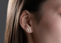Custom Letter Stud Earring