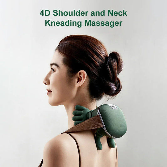 Shoulder Neck + Back Deep Kneading Massager Portable 5V Electric Muscle Relaxation Device