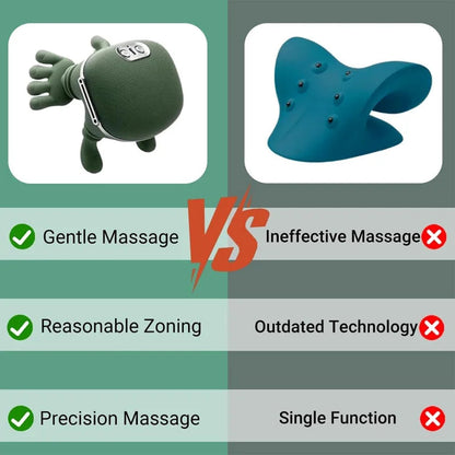 Shoulder Neck + Back Deep Kneading Massager Portable 5V Electric Muscle Relaxation Device