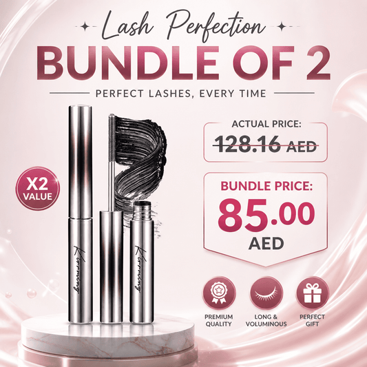 Karmary Iron Curl Mascara Lengthening Volumizing Bundle of 2 Pack