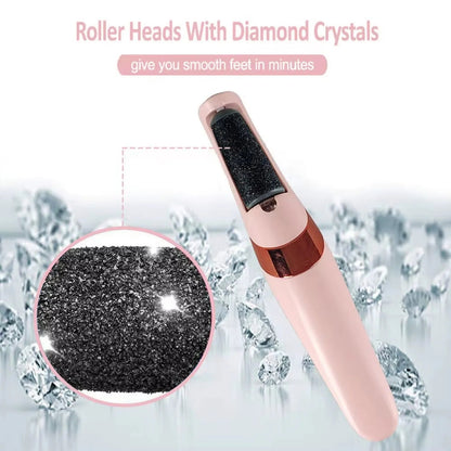 Electric Pedicure Foot File Callus Remover Rechargeable Foot Care Device