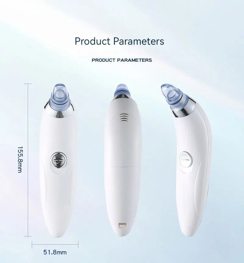 Electric Pore Cleaning Device Blackhead Remover 5 Suction Levels