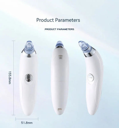 Electric Pore Cleaning Device Blackhead Remover 5 Suction Levels