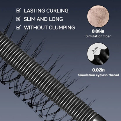 Karmary Iron Curl Mascara Lengthening Volumizing Bundle of 2 Pack
