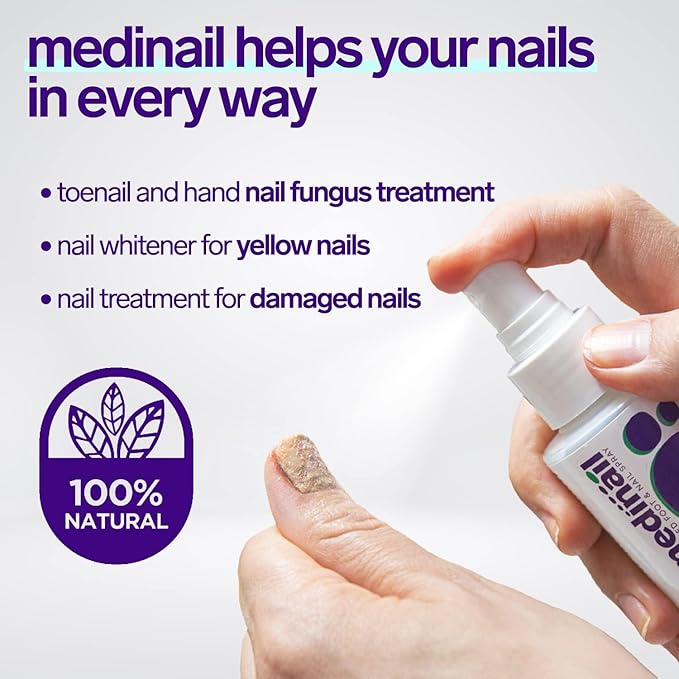 Jaysuing Nail Fungus Spray Antifungal Nail Care Treatment Solution 100ml