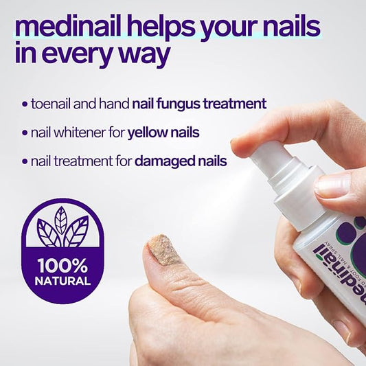 Jaysuing Nail Fungus Spray Antifungal Nail Care Treatment Solution 100ml