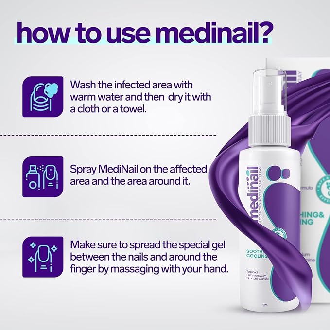 Jaysuing Nail Fungus Spray Antifungal Nail Care Treatment Solution 100ml