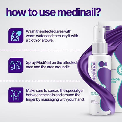 Jaysuing Nail Fungus Spray Antifungal Nail Care Treatment Solution 100ml
