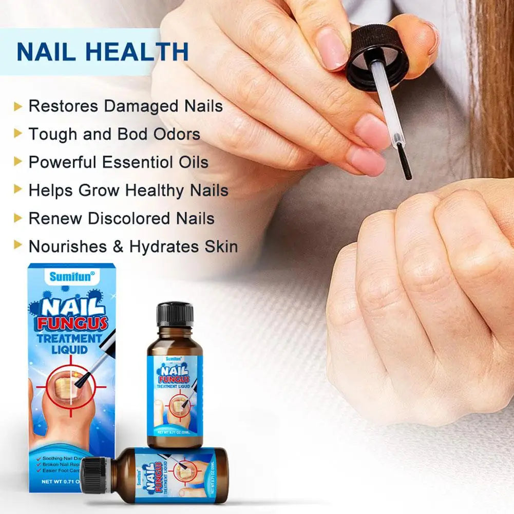 Sumifun Nail Fungus Treatment Liquid Antifungal Nail Repair Solution 20ml