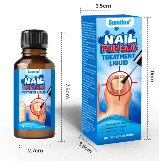 Sumifun Nail Fungus Treatment Liquid Antifungal Nail Repair Solution 20ml