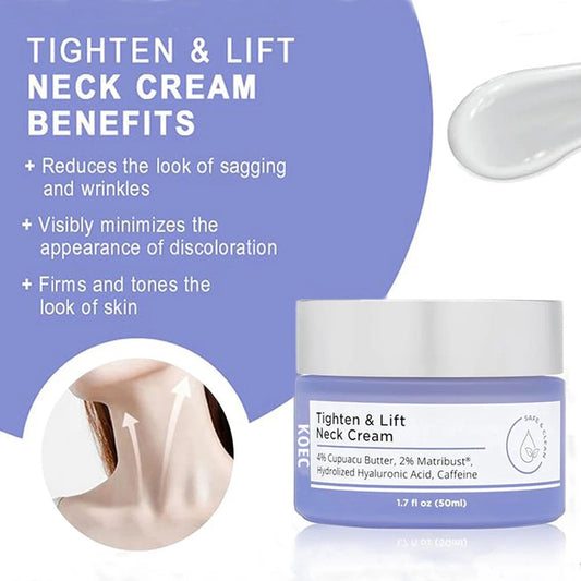 Tighten Lift Neck Cream 50ml Firming Hydrating Anti Aging Care