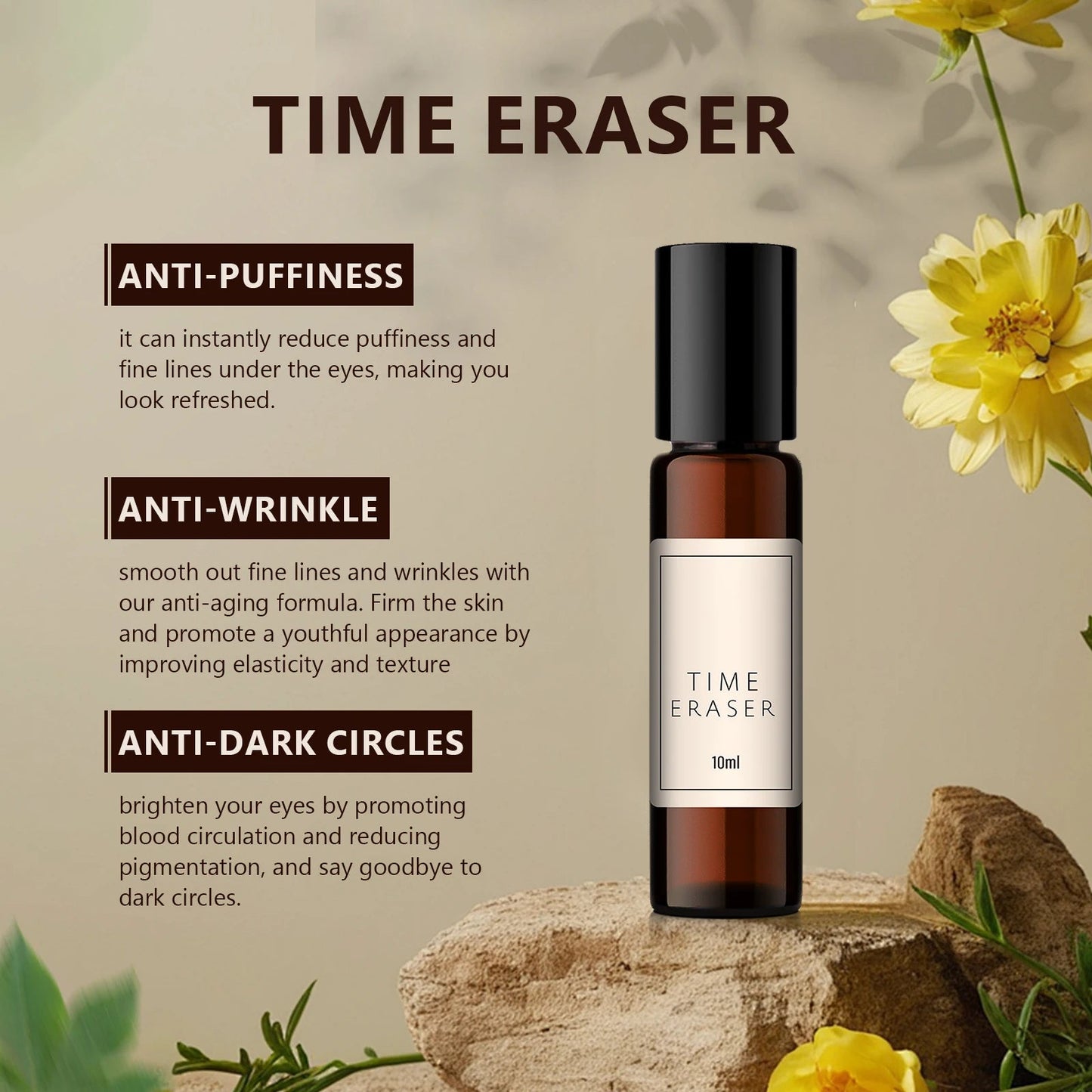 Time Eraser Eye Essence Oil 10ml Hydrating Under Eye Treatment