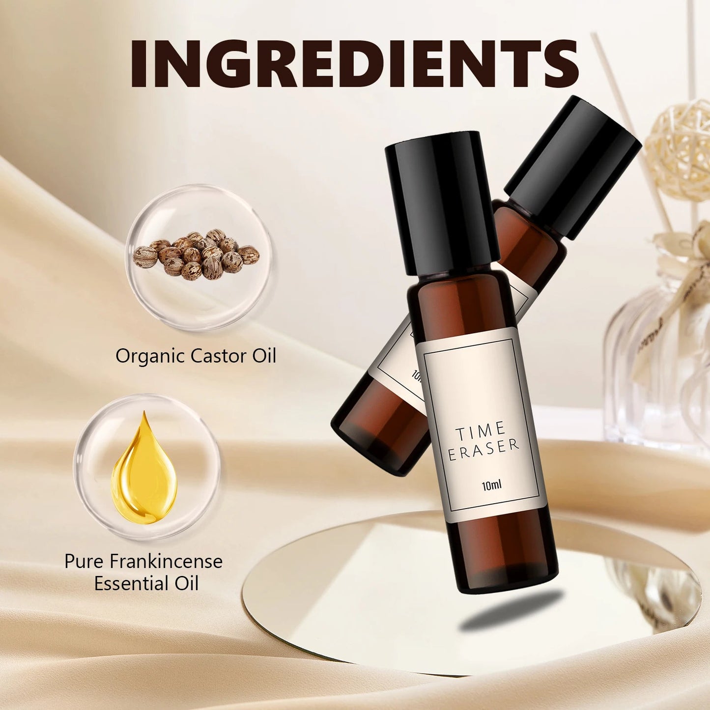 Time Eraser Eye Essence Oil 10ml Hydrating Under Eye Treatment