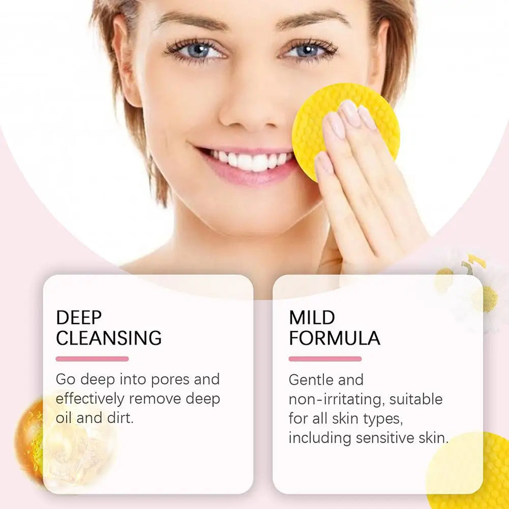 Turmeric Acid Cleaning Pads Kojic Acid Brightening Cleansing Pads 40 Pieces