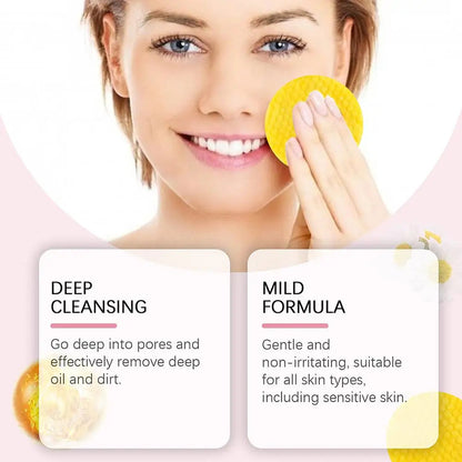 Turmeric Acid Cleaning Pads Kojic Acid Brightening Cleansing Pads 40 Pieces