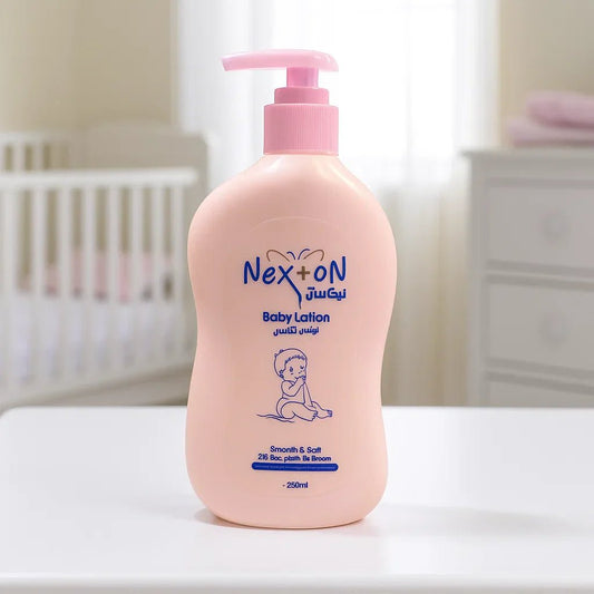 Nexton Baby Lotion + Shampoo Gentle Tear Free Skin Hair Care Duo Set